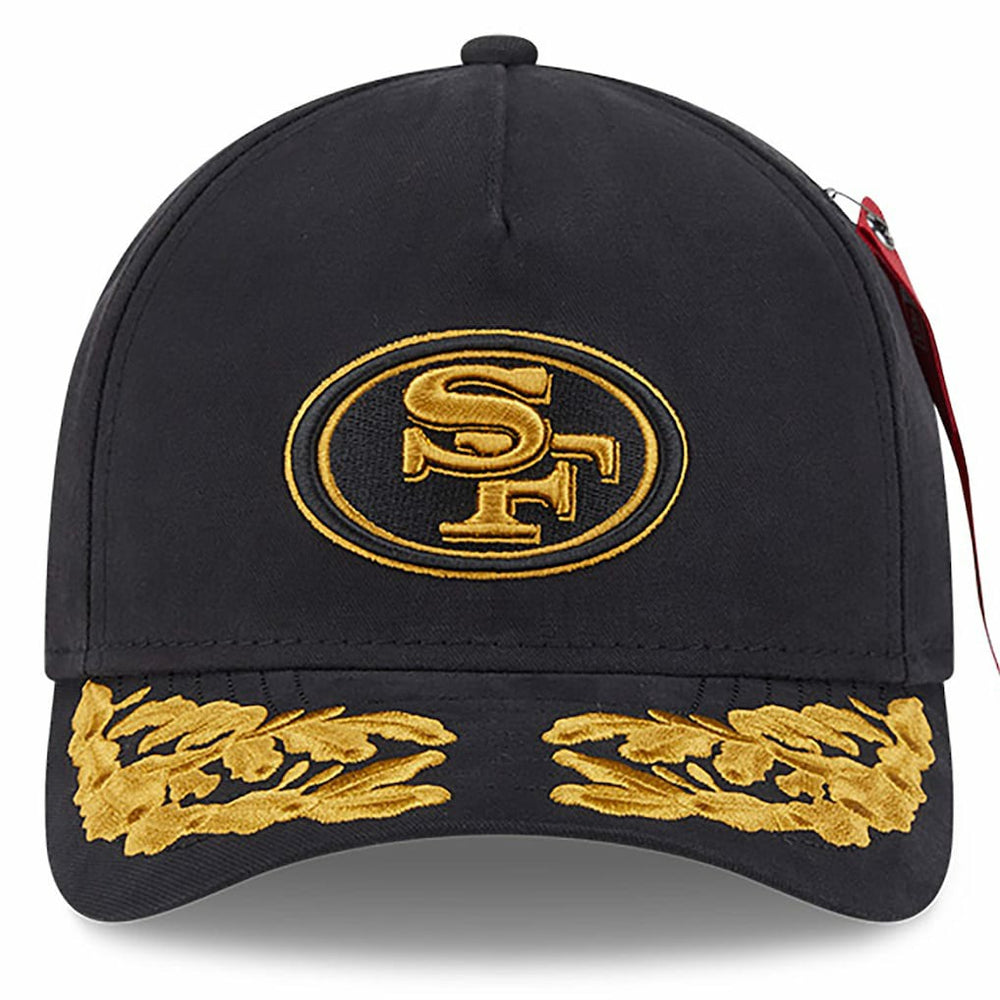 San Francisco 49ers x Alpha Industries A-Frame 9FORTY Adjustable Hat | NFL Hot