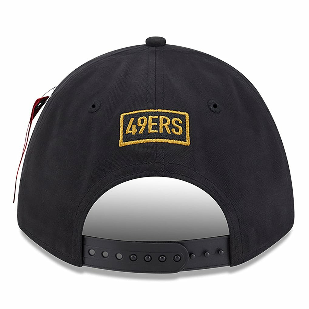 San Francisco 49ers x Alpha Industries A-Frame 9FORTY Adjustable Hat | NFL Hot