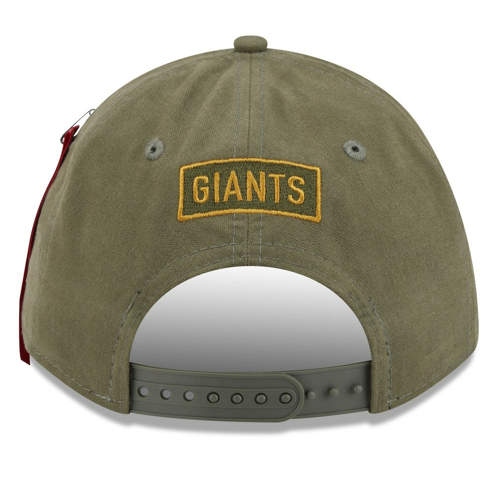 New York Giants x Alpha Industries A-Frame 9FORTY Adjustable Hat | NFL Near me