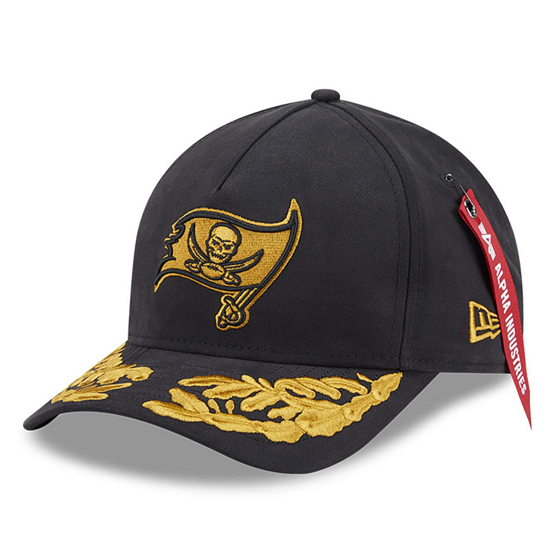 Tampa Bay Buccaneers x Alpha Industries A-Frame 9FORTY Adjustable Hat | NFL Hot