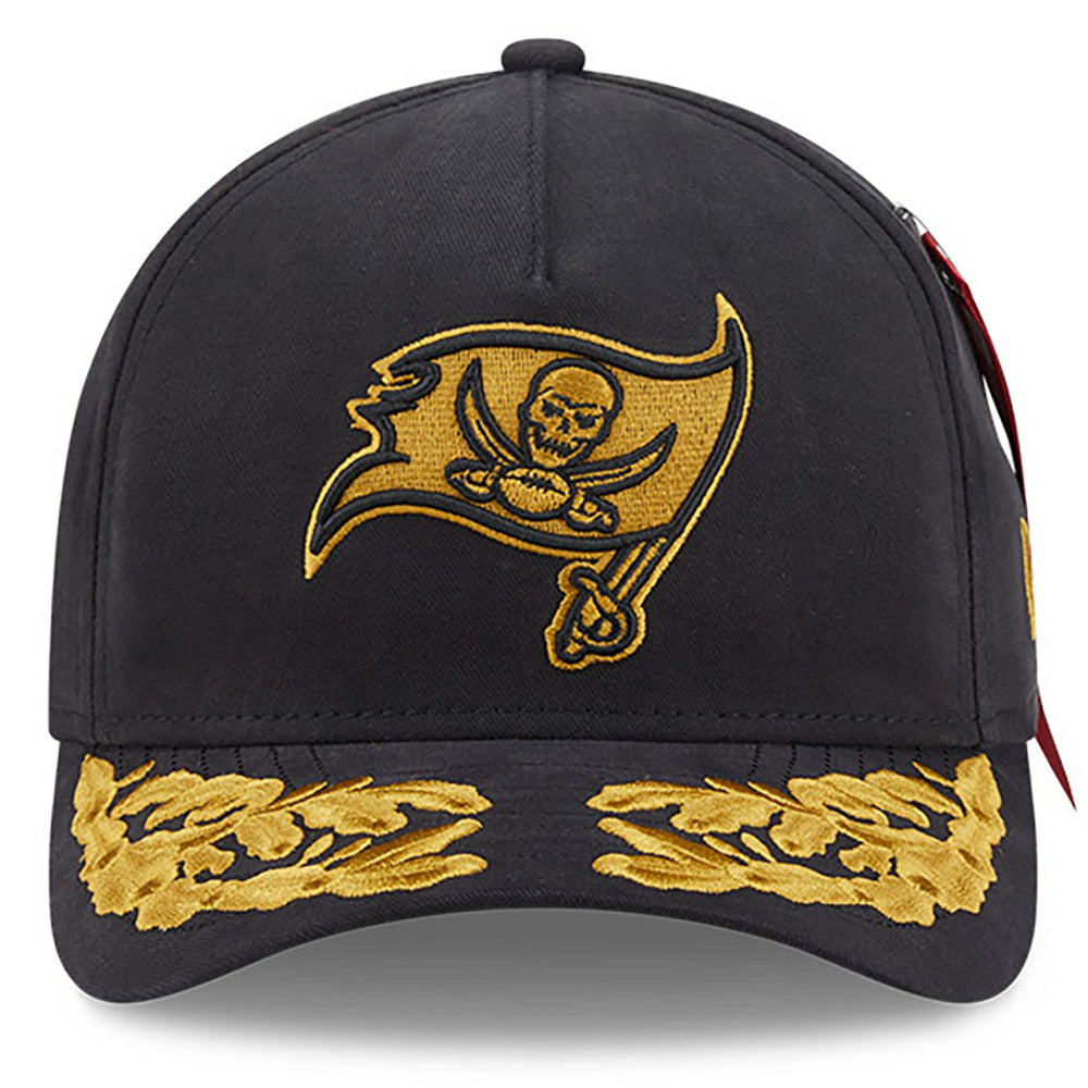 Tampa Bay Buccaneers x Alpha Industries A-Frame 9FORTY Adjustable Hat | NFL Hot