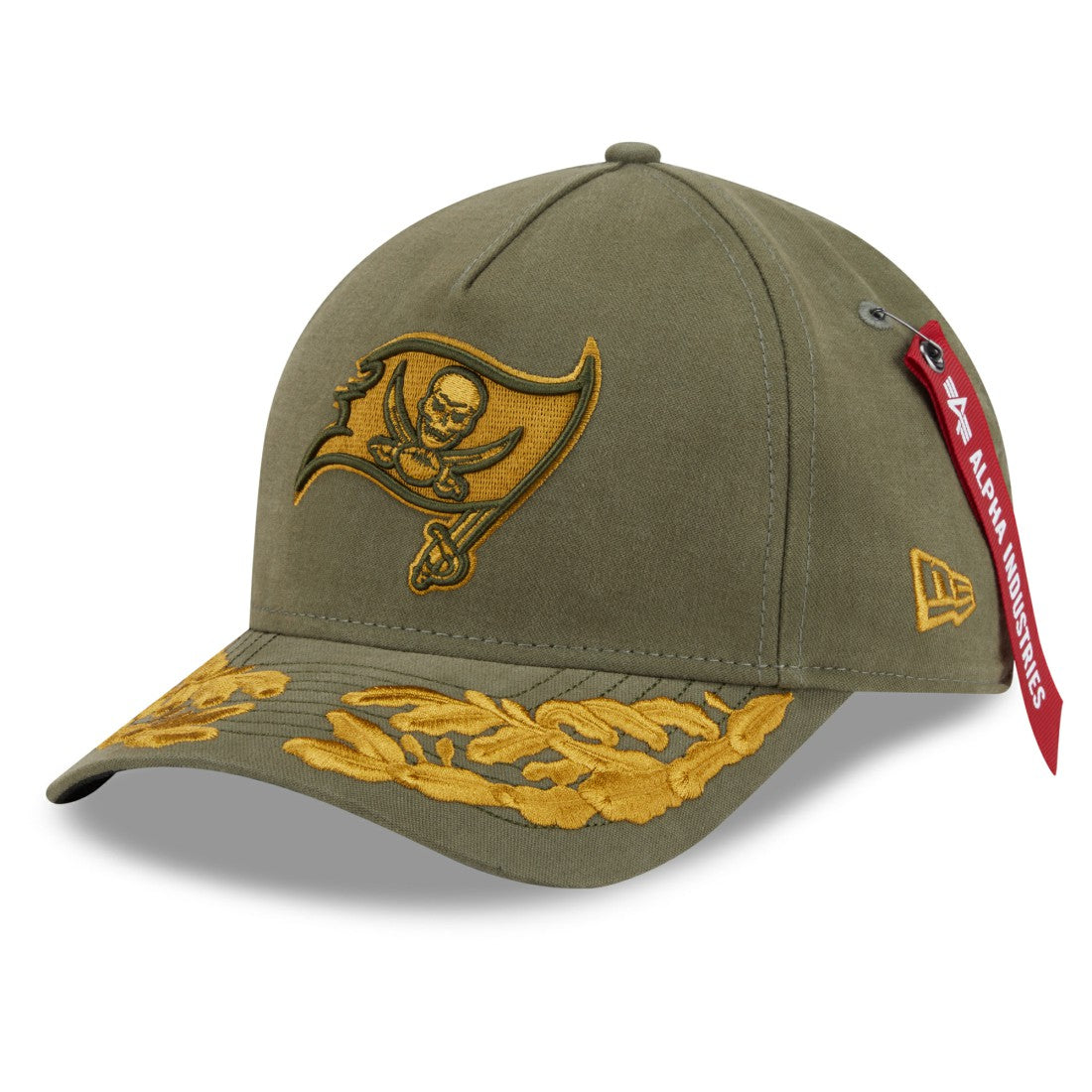 Tampa Bay Buccaneers x Alpha Industries A-Frame 9FORTY Adjustable Hat | NFL New