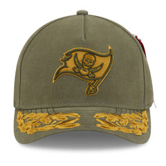 Tampa Bay Buccaneers x Alpha Industries A-Frame 9FORTY Adjustable Hat | NFL New
