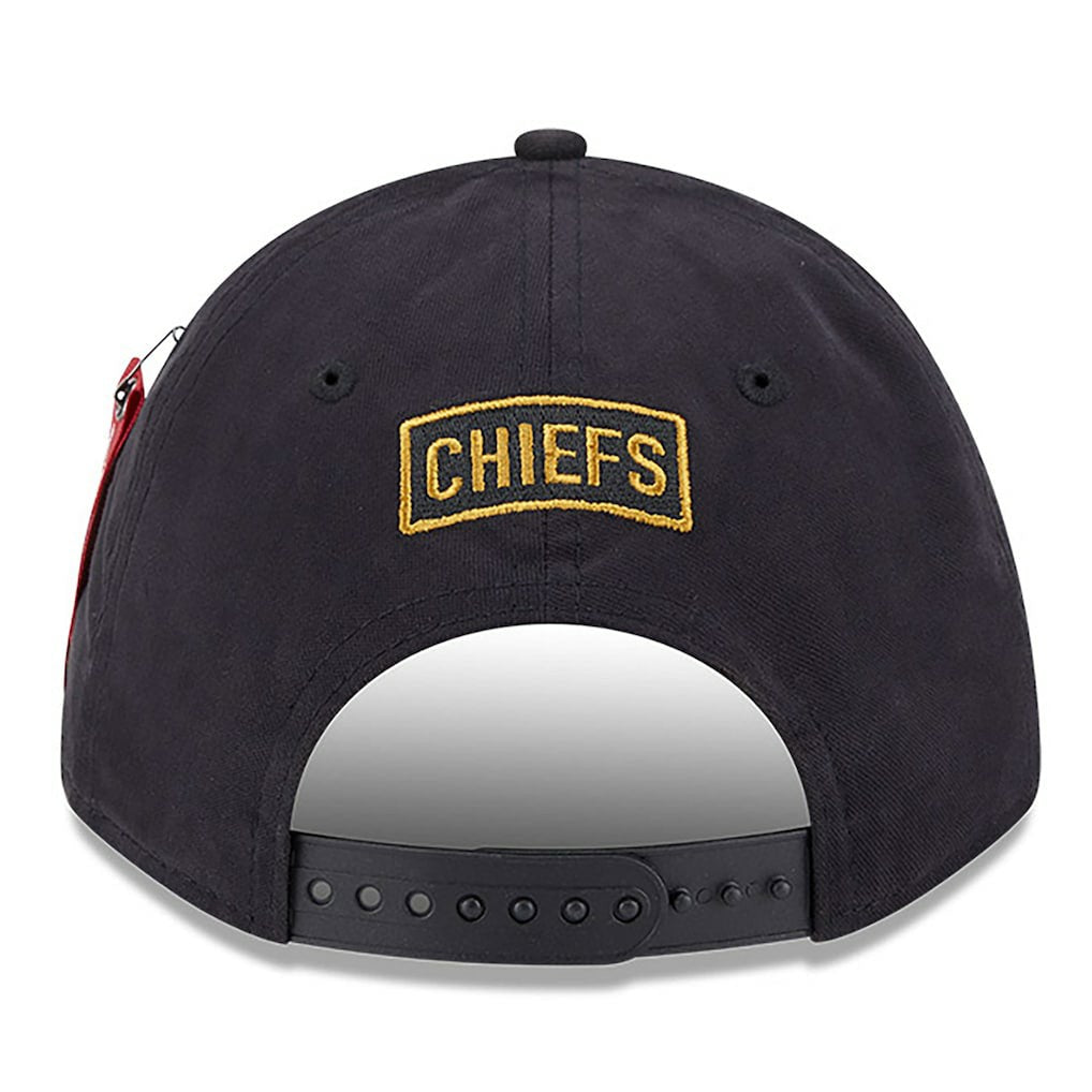 Kansas City Chiefs x Alpha Industries A-Frame 9FORTY Adjustable Hat | NFL Online