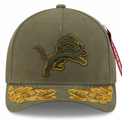 Detroit Lions x Alpha Industries A-Frame 9FORTY Adjustable Hat | NFL Hot