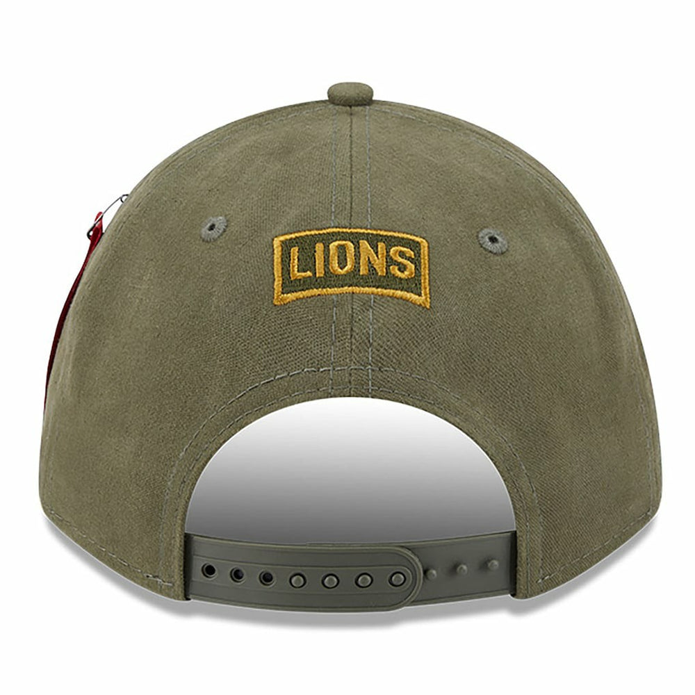 Detroit Lions x Alpha Industries A-Frame 9FORTY Adjustable Hat | NFL Hot