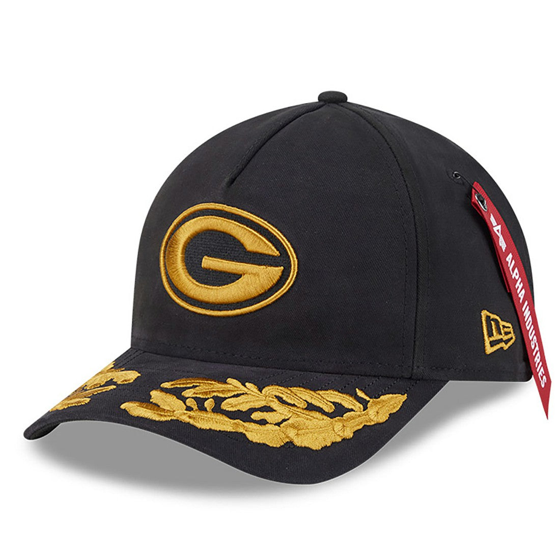 Green Bay Packers x Alpha Industries A-Frame 9FORTY Adjustable Hat | NFL New