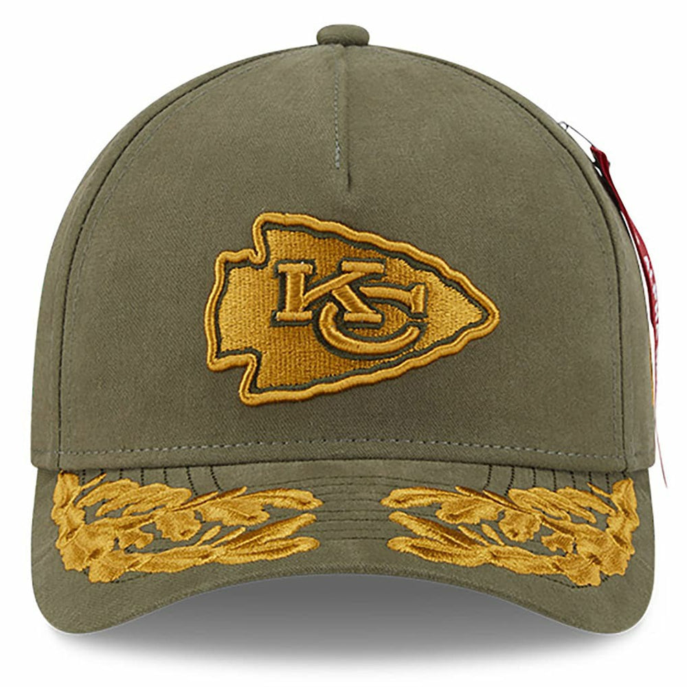 Kansas City Chiefs x Alpha Industries A-Frame 9FORTY Adjustable Hat | NFL Hot