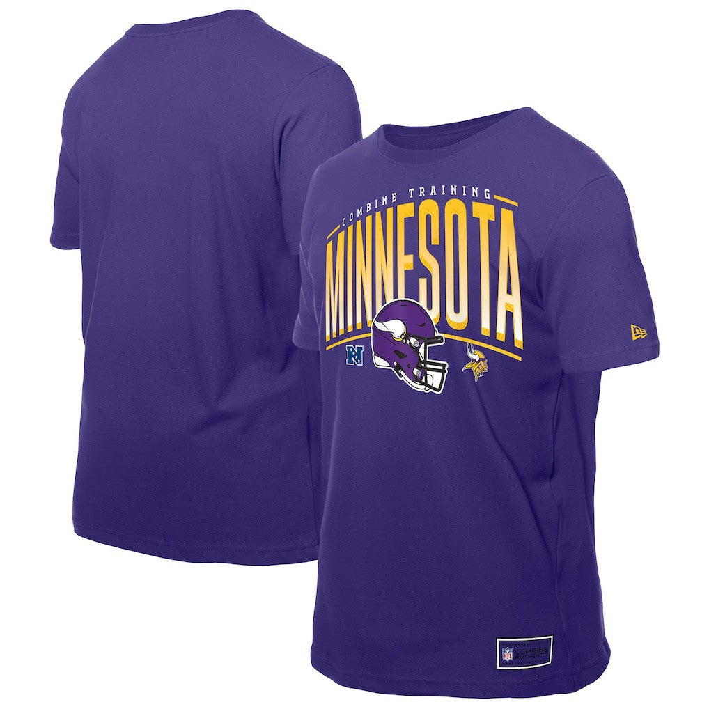 Minnesota Vikings Combine Authentic Training Throwback T-Shirt | NFL Hot