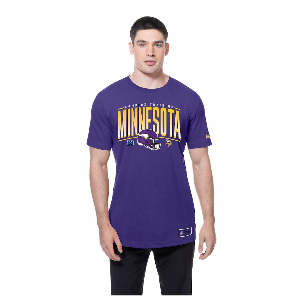 Minnesota Vikings Combine Authentic Training Throwback T-Shirt | NFL Hot