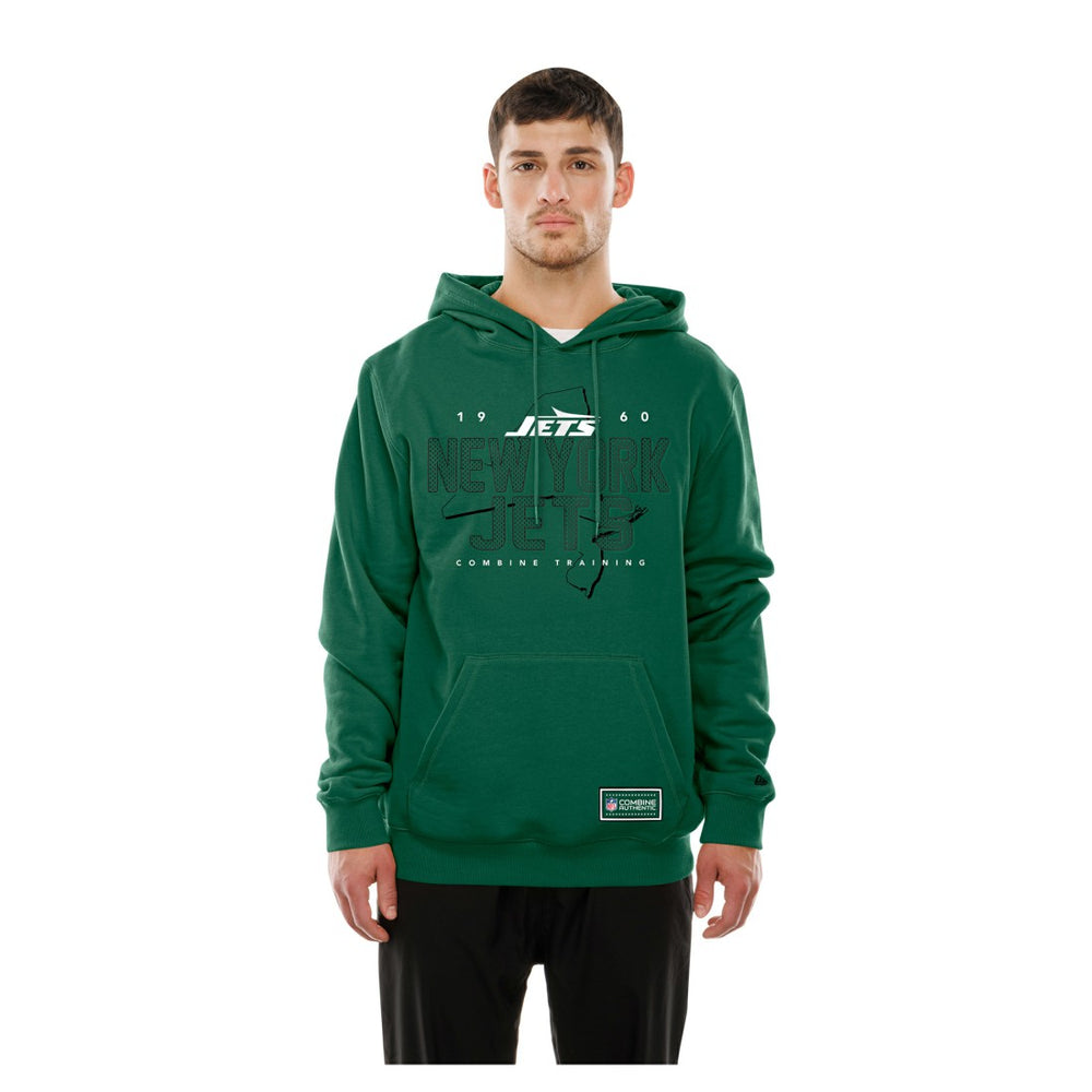 New York Jets Combine Authentic Local State Throwback Hoodie | NFL Outlet