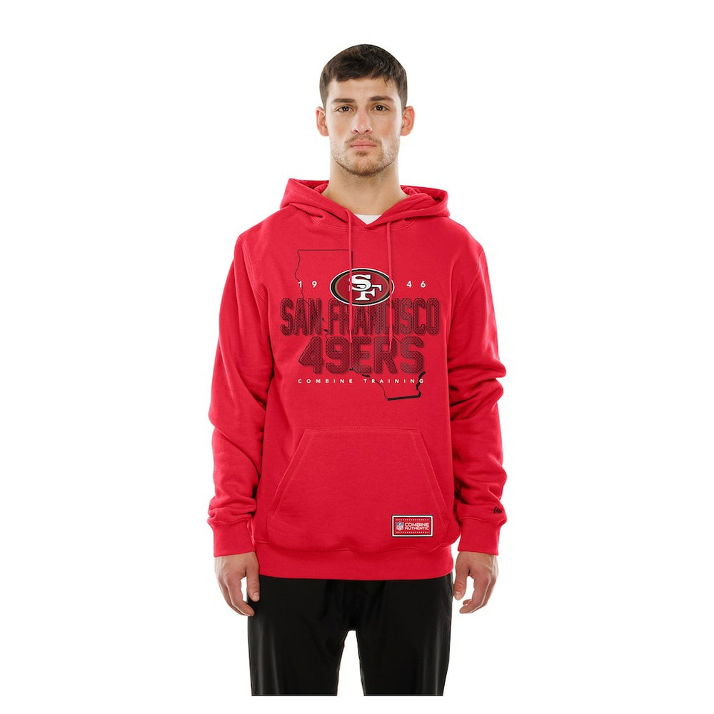 San Francisco 49ers Combine Authentic Local State Throwback Hoodie | NFL Near me