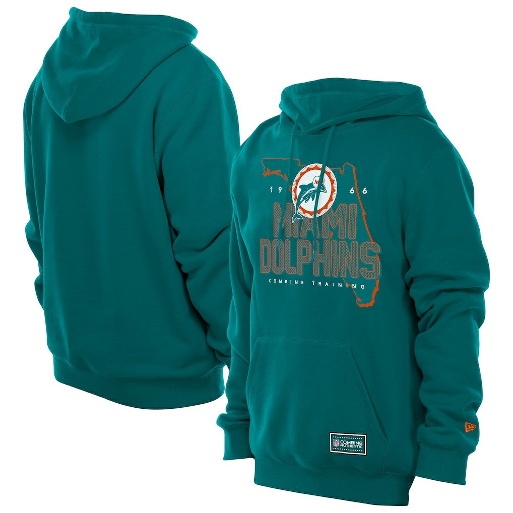 Miami Dolphins Combine Authentic Local State Throwback Hoodie | NFL Near me