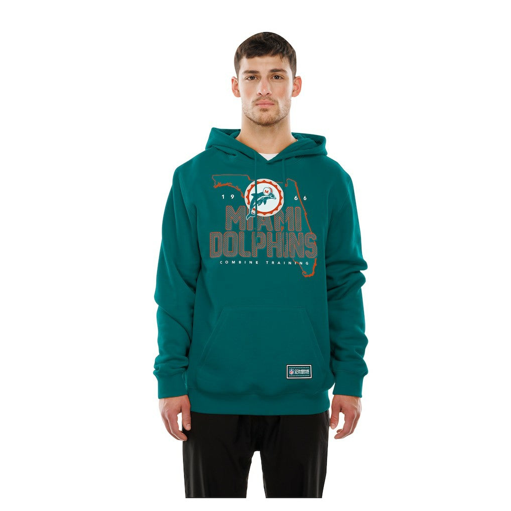 Miami Dolphins Combine Authentic Local State Throwback Hoodie | NFL Near me