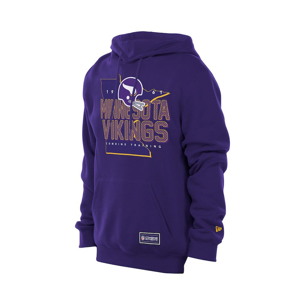 Minnesota Vikings Combine Authentic Local State Throwback Hoodie | NFL Sale