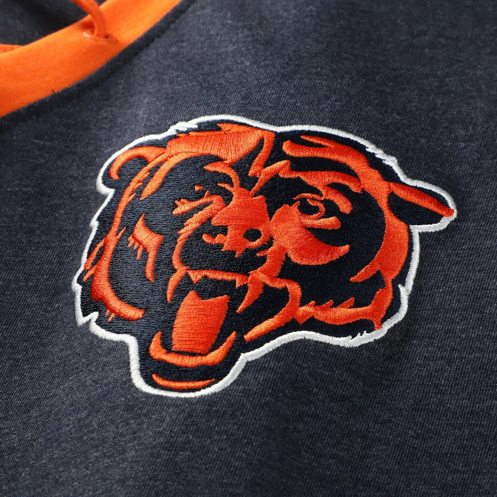 Chicago Bears Women's Plus Size Throwback Lace-Up Long Sleeve T-Shirt | NFL Near me