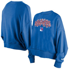 New York Rangers New Era Girls Youth Flip Sequin Sweatshirt -  NHL Sweatshirts