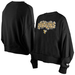 Pittsburgh Penguins New Era Girls Youth Flip Sequin Sweatshirt -  NHL Sweatshirts