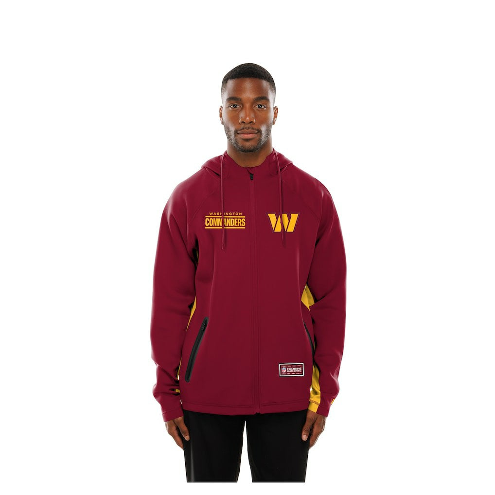 Washington Commanders Combine Authentic Raglan Scuba Full-Zip Hoodie | NFL US