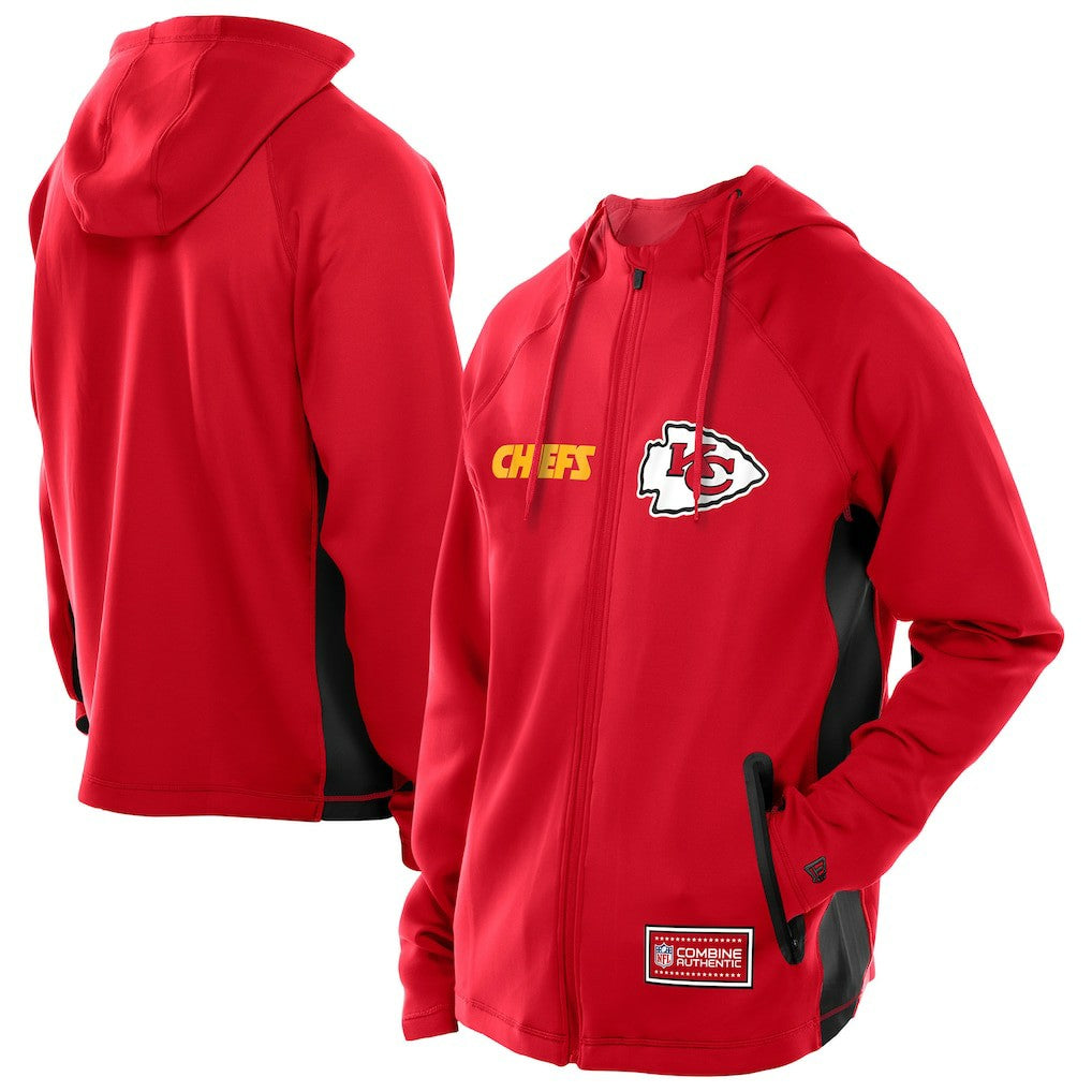 Kansas City Chiefs Combine Authentic Raglan Scuba Full-Zip Hoodie | NFL On sale