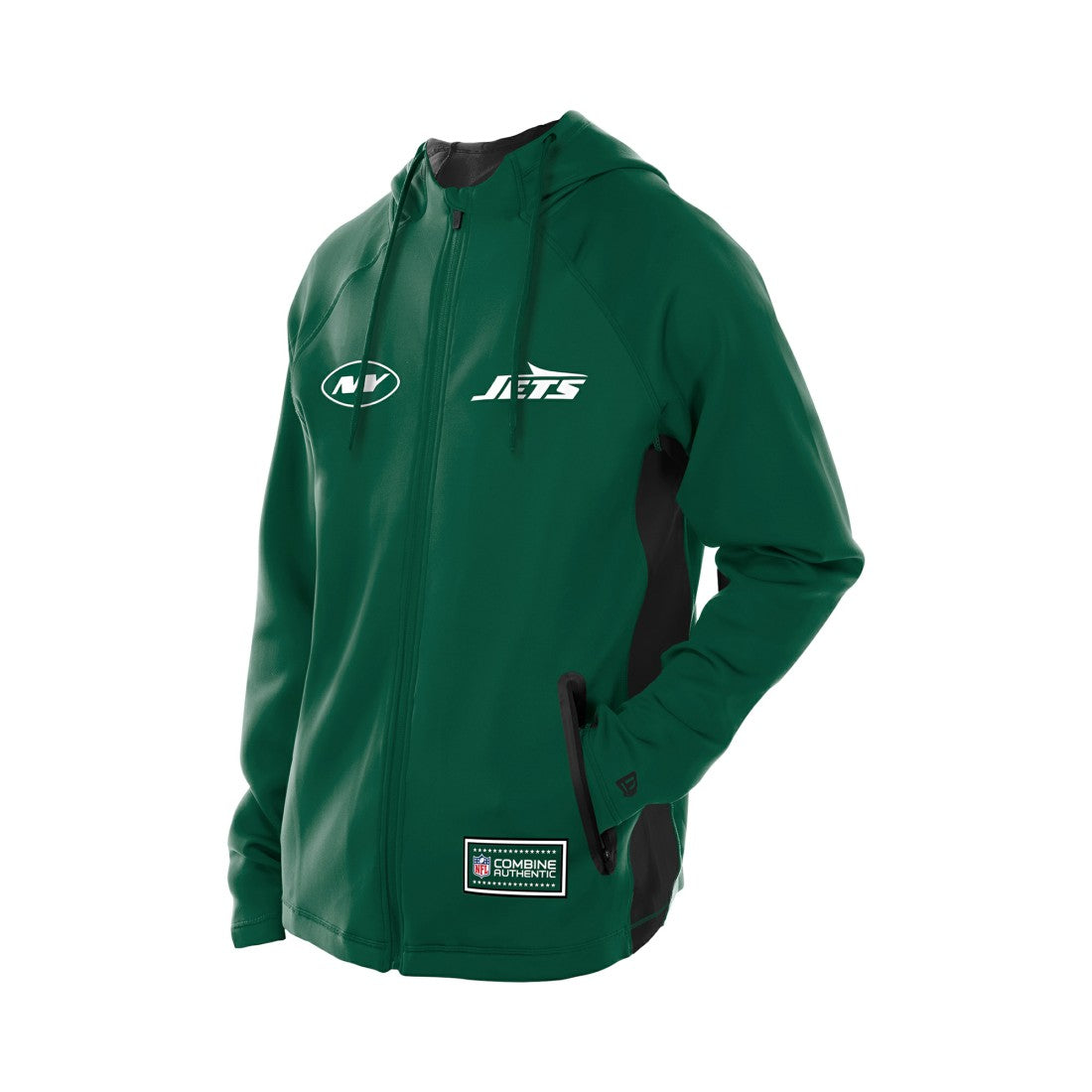 New York Jets Combine Authentic Raglan Scuba Full-Zip Hoodie | NFL New