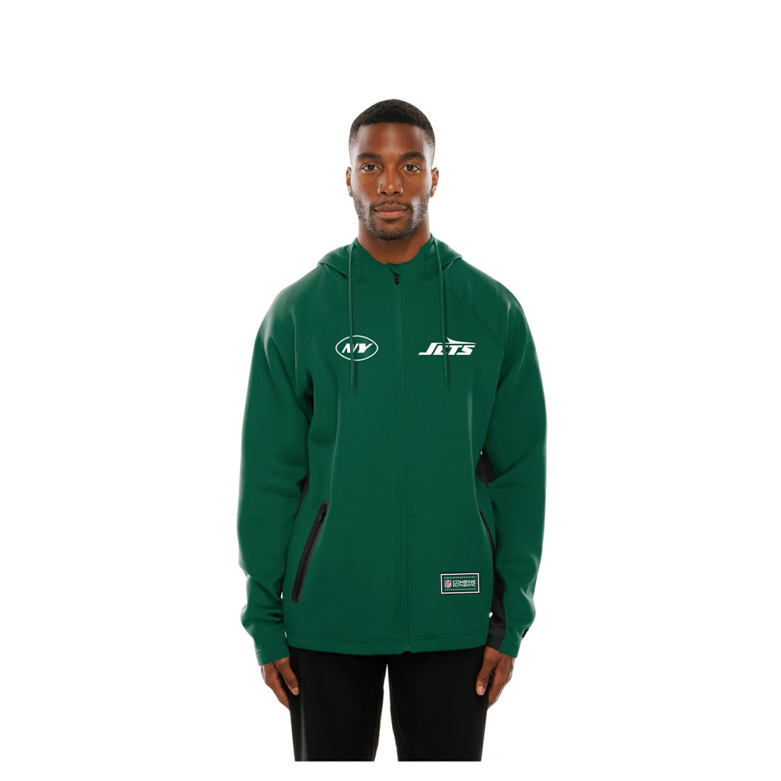 New York Jets Combine Authentic Raglan Scuba Full-Zip Hoodie | NFL New