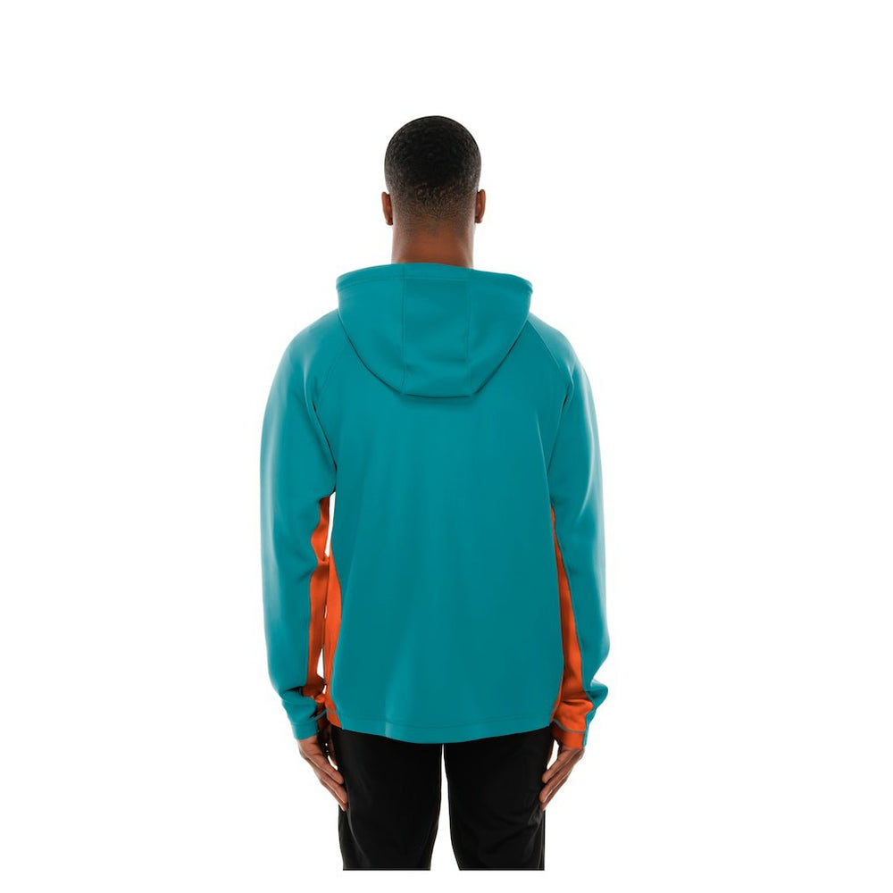 Miami Dolphins Combine Authentic Raglan Scuba Full-Zip Hoodie | NFL Hot