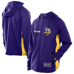 Minnesota Vikings Combine Authentic Raglan Scuba Full-Zip Hoodie | NFL New