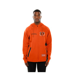 Cincinnati Bengals Combine Authentic Raglan Scuba Full-Zip Hoodie | NFL Outlet