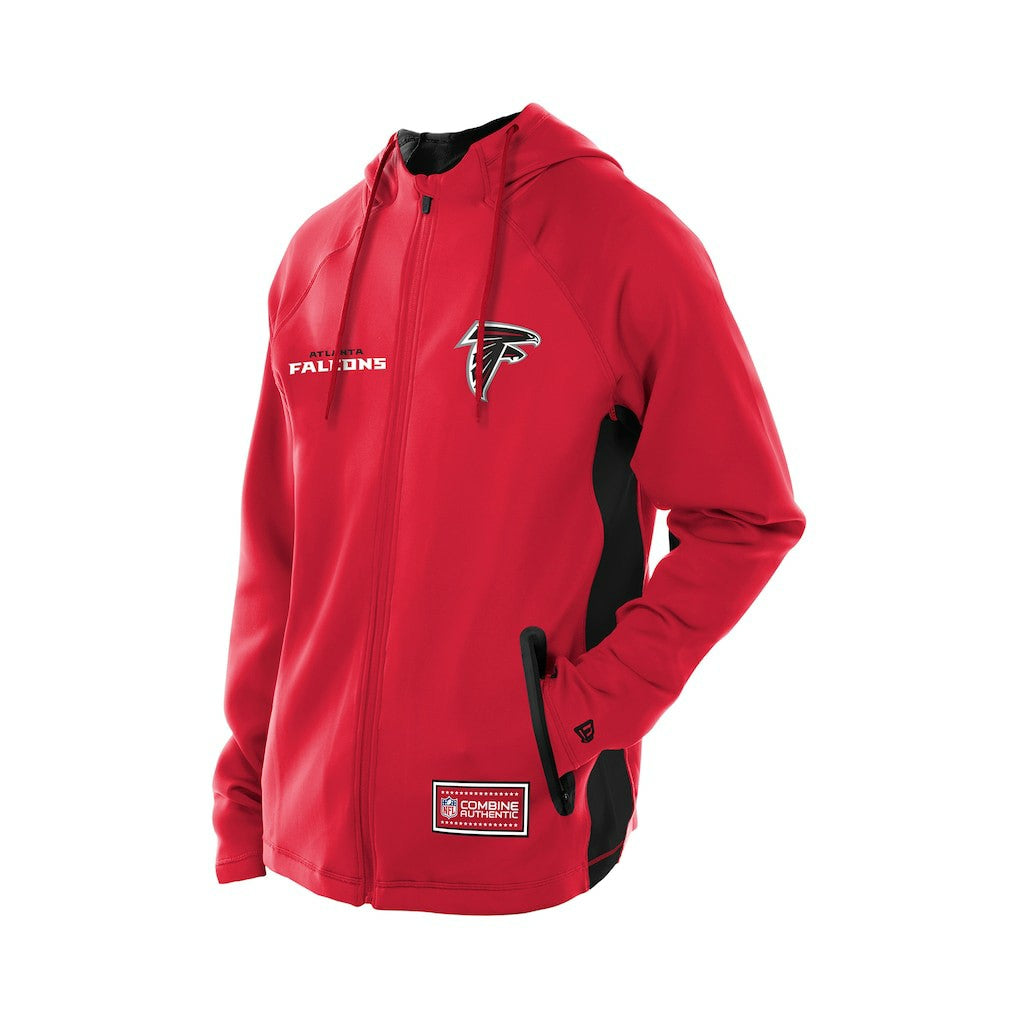 Atlanta Falcons Combine Authentic Raglan Scuba Full-Zip Hoodie | NFL New