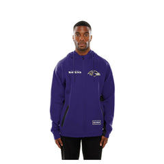 Baltimore Ravens Combine Authentic Raglan Scuba Full-Zip Hoodie | NFL Outlet