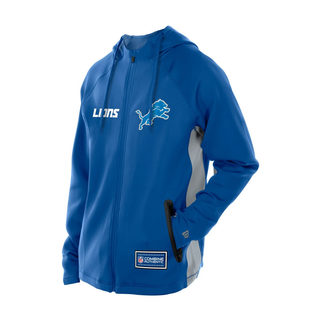 Detroit Lions Combine Authentic Raglan Scuba Full-Zip Hoodie | NFL Hot