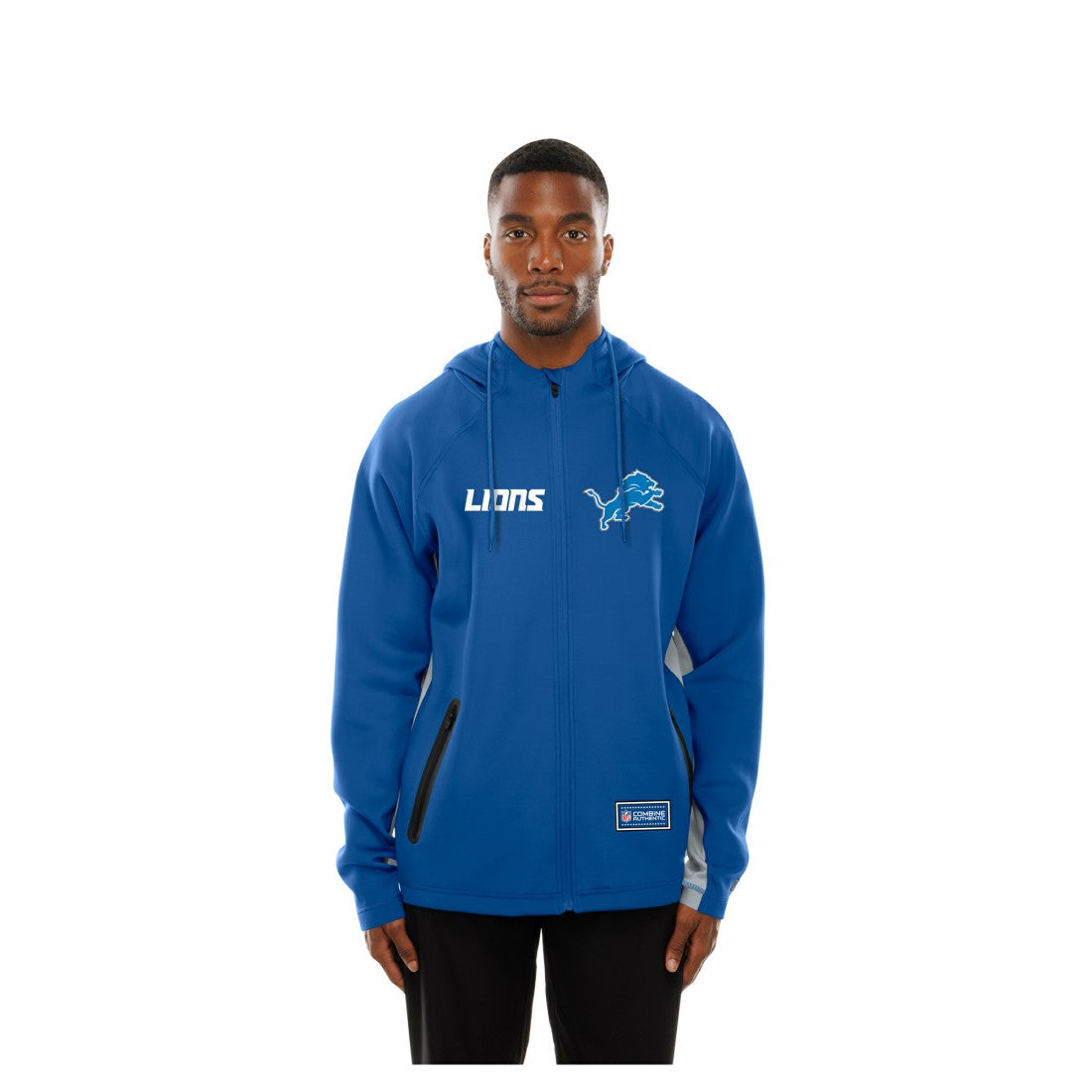 Detroit Lions Combine Authentic Raglan Scuba Full-Zip Hoodie | NFL Hot