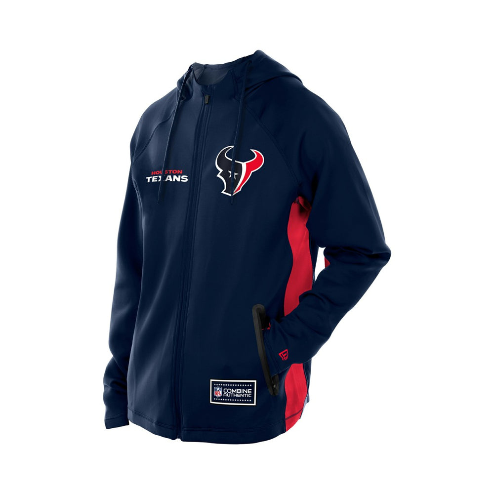 Houston Texans Combine Authentic Raglan Scuba Full-Zip Hoodie | NFL Online