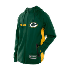 Green Bay Packers Combine Authentic Raglan Scuba Full-Zip Hoodie | NFL Outlet
