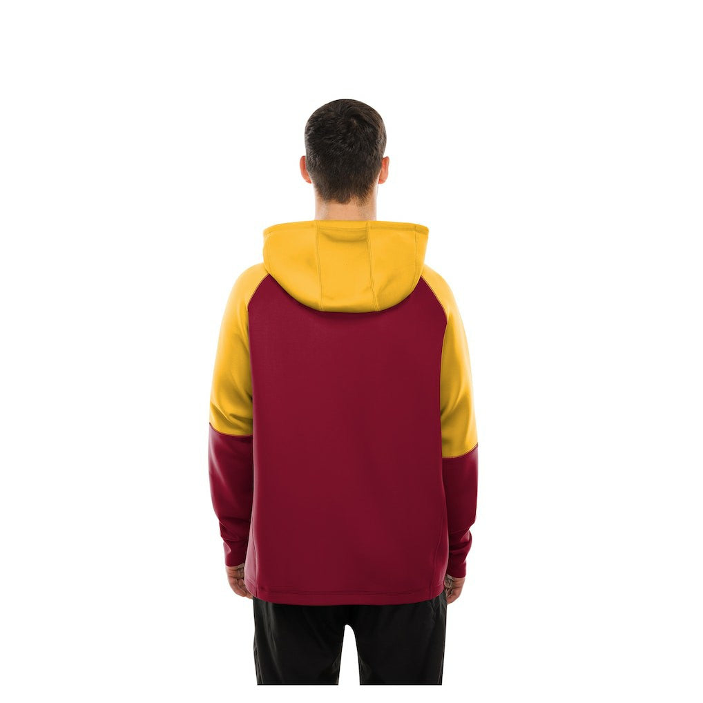 Washington Commanders Combine Authentic Color Block Raglan Pullover Hoodie | NFL Near me