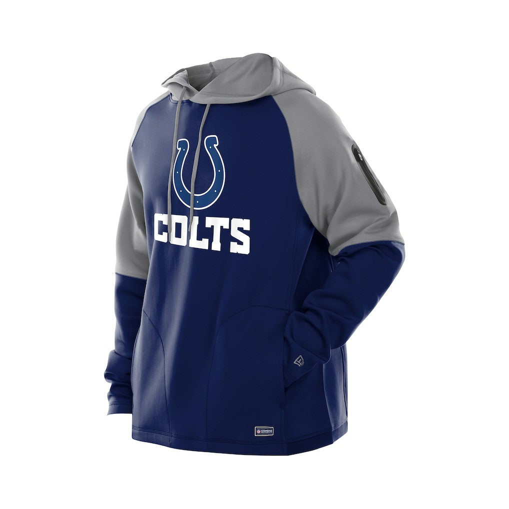Indianapolis Colts Combine Authentic Color Block Raglan Pullover Hoodie | NFL On sale