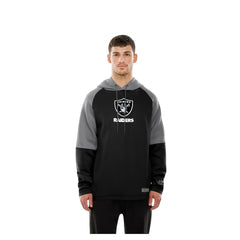 Las Vegas Raiders Combine Authentic Color Block Raglan Pullover Hoodie | NFL Outlet