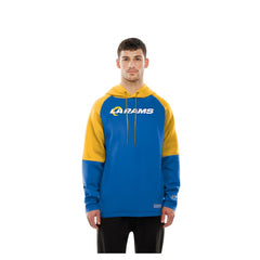 Los Angeles Rams Combine Authentic Color Block Raglan Pullover Hoodie | NFL Sale