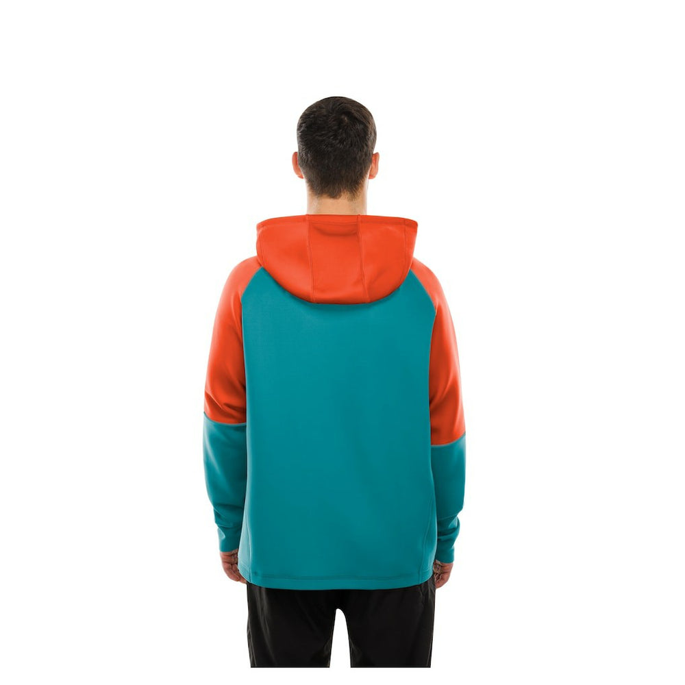 Miami Dolphins Combine Authentic Color Block Raglan Pullover Hoodie | NFL Online