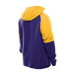 Minnesota Vikings Combine Authentic Color Block Raglan Pullover Hoodie | NFL Outlet