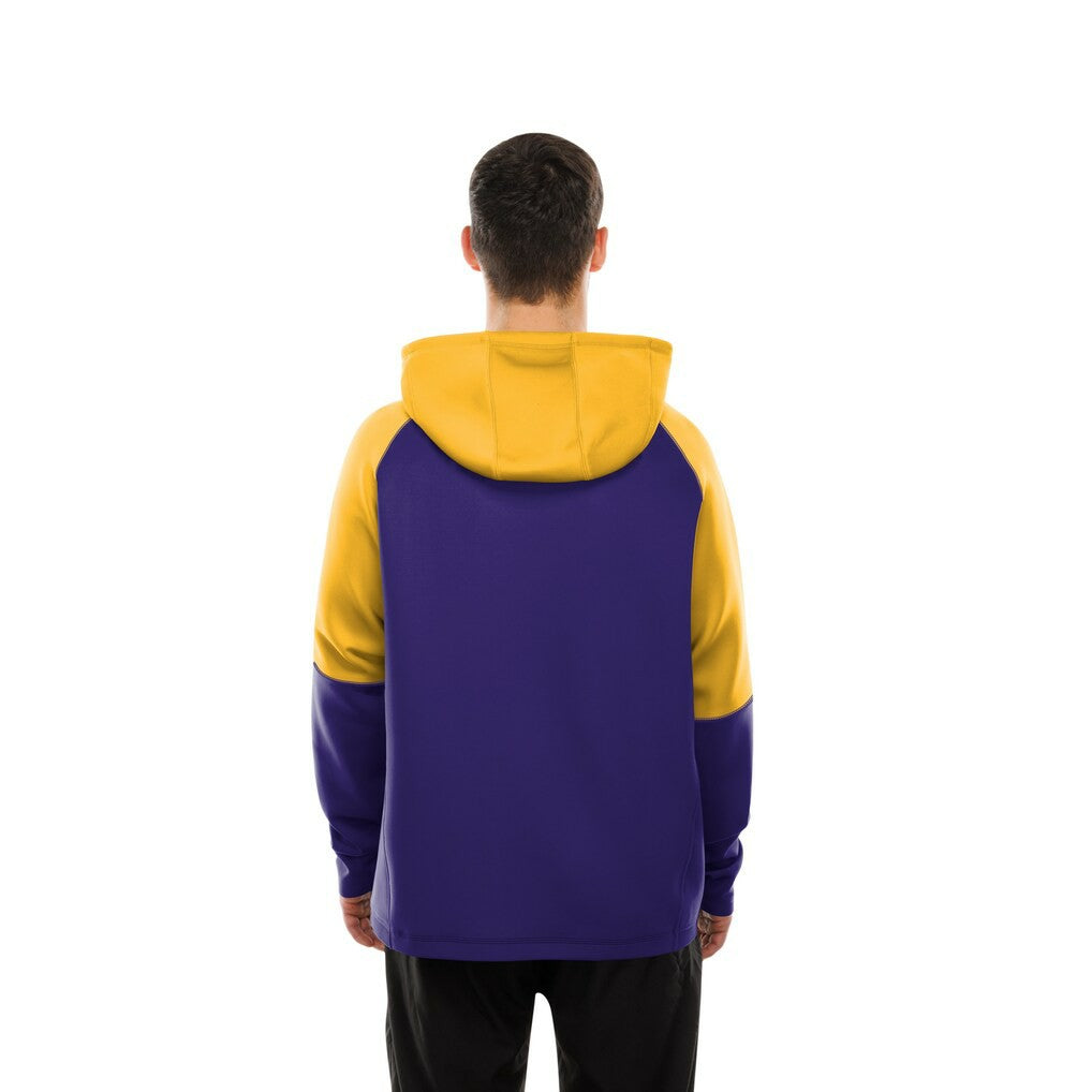Minnesota Vikings Combine Authentic Color Block Raglan Pullover Hoodie | NFL Outlet