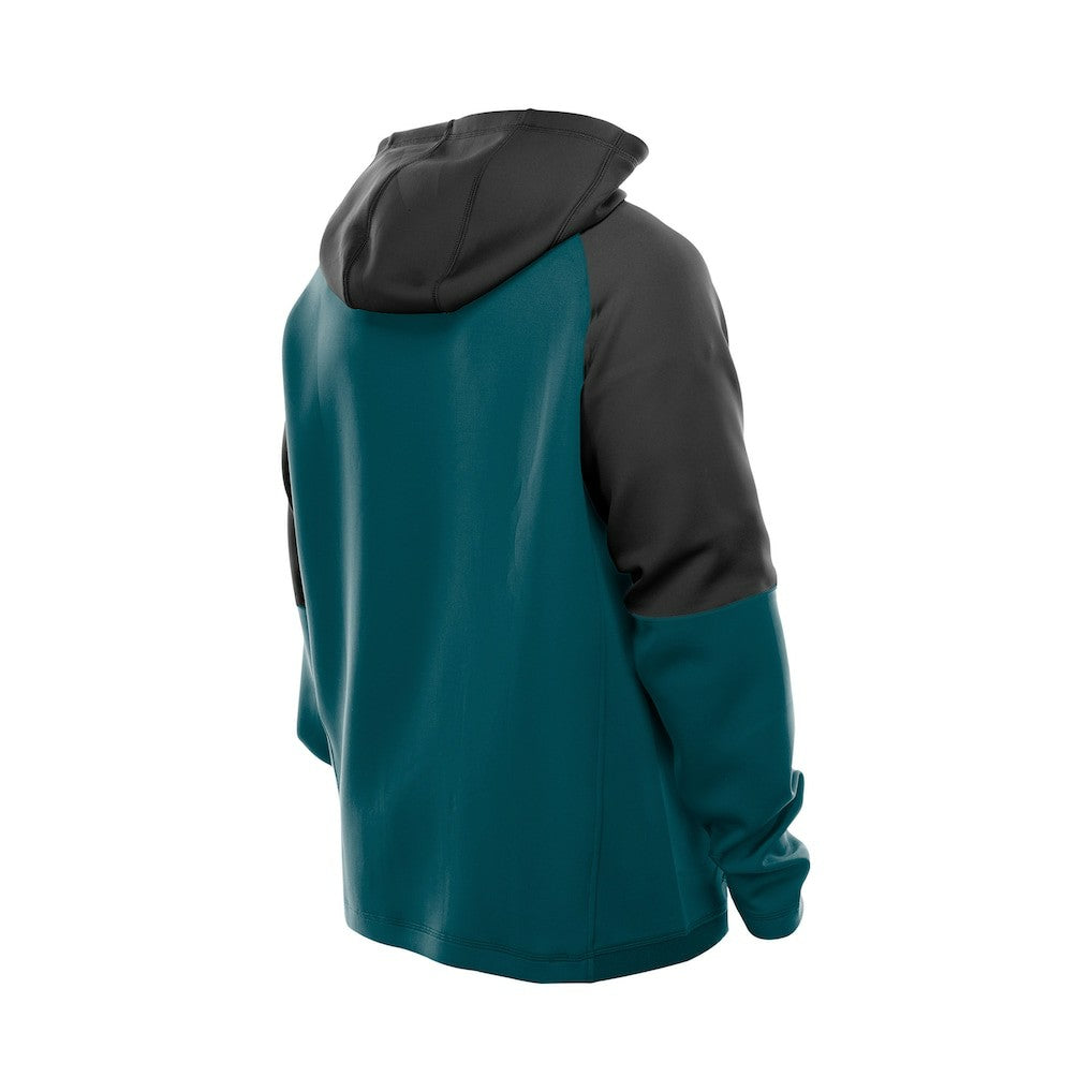 Philadelphia Eagles Combine Authentic Color Block Raglan Pullover Hoodie | NFL On sale