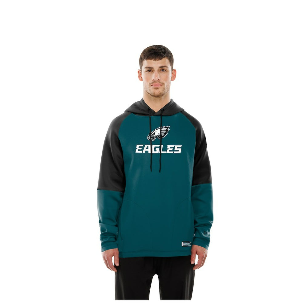 Philadelphia Eagles Combine Authentic Color Block Raglan Pullover Hoodie | NFL On sale