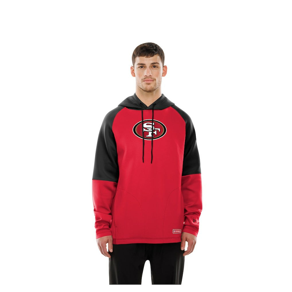 San Francisco 49ers Combine Authentic Color Block Raglan Pullover Hoodie | NFL Online