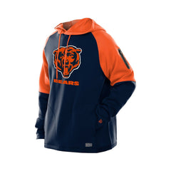 Chicago Bears Combine Authentic Color Block Raglan Pullover Hoodie | NFL On sale