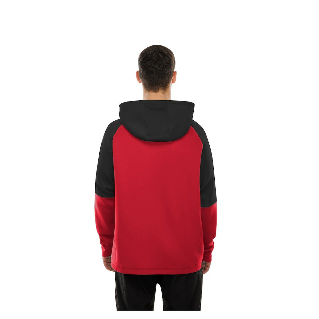 Atlanta Falcons Combine Authentic Color Block Raglan Pullover Hoodie | NFL Outlet