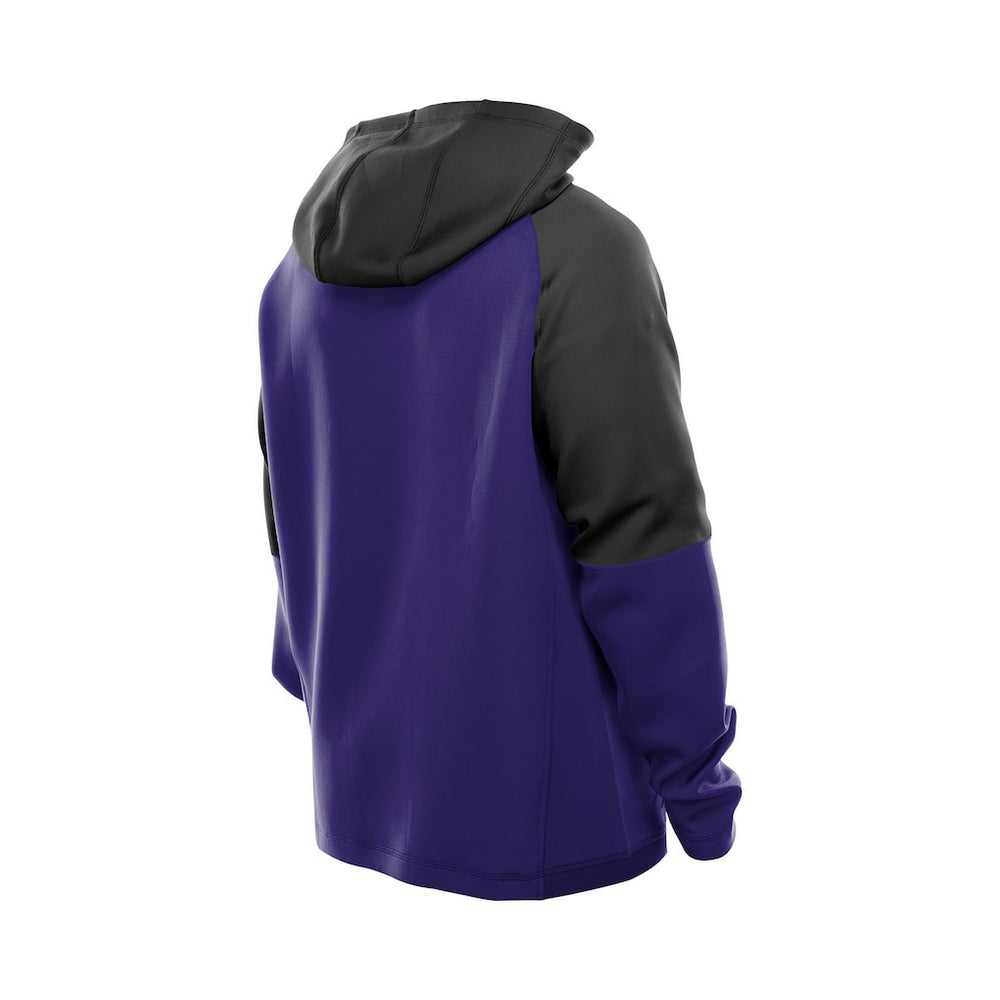 Baltimore Ravens Combine Authentic Color Block Raglan Pullover Hoodie | NFL Outlet