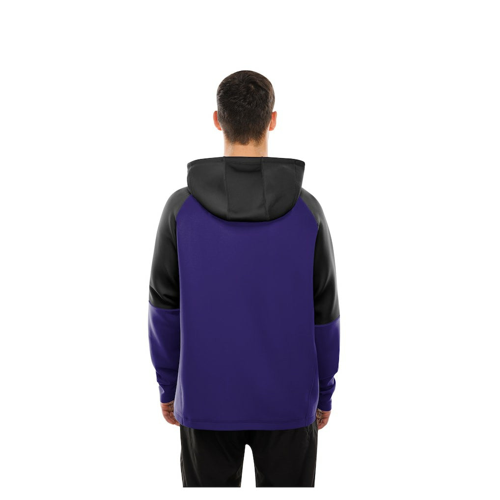 Baltimore Ravens Combine Authentic Color Block Raglan Pullover Hoodie | NFL Outlet