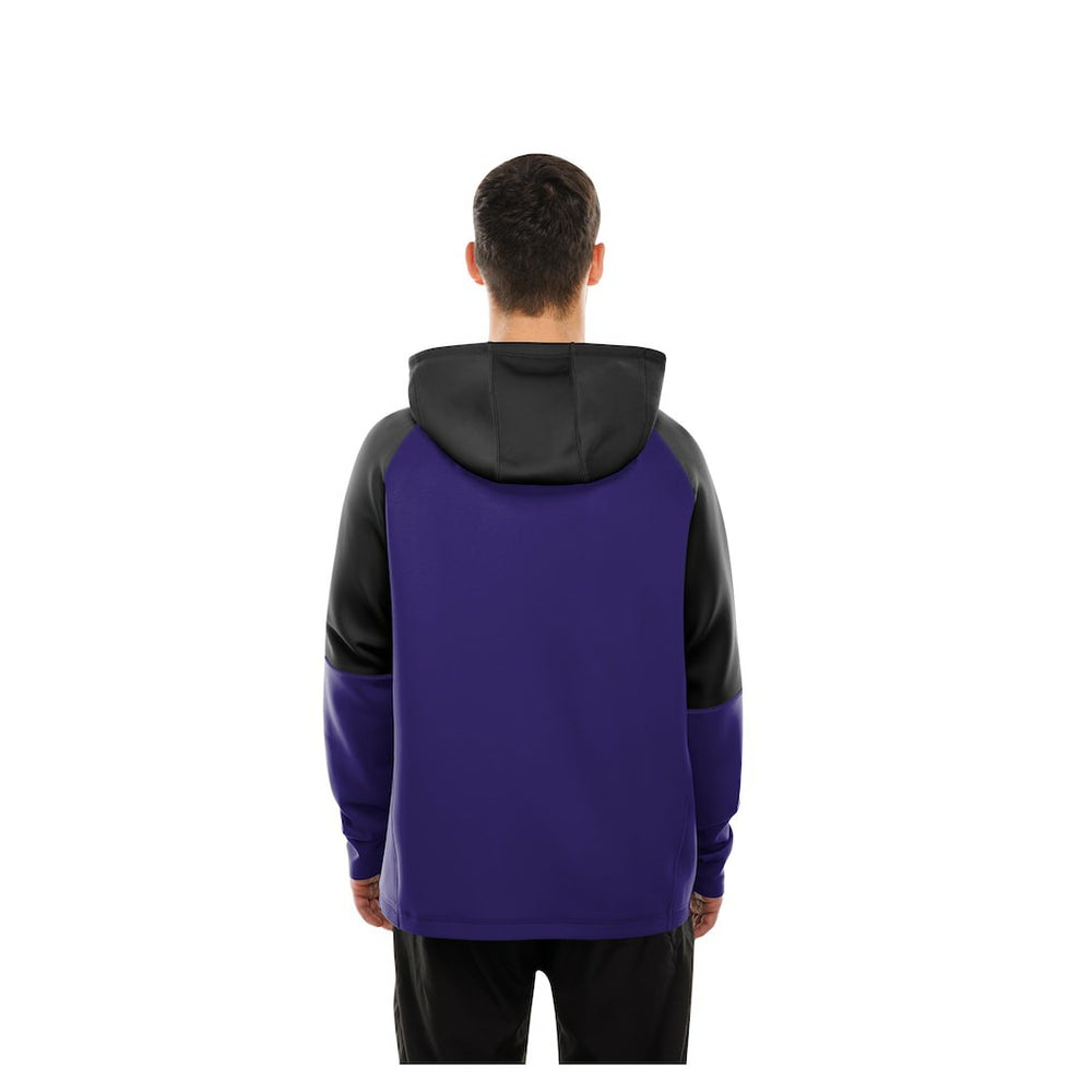 Baltimore Ravens Combine Authentic Color Block Raglan Pullover Hoodie | NFL Outlet